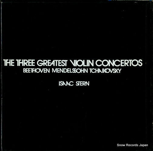 STERN ISAAC the three greatest violin concertos SONS-30199