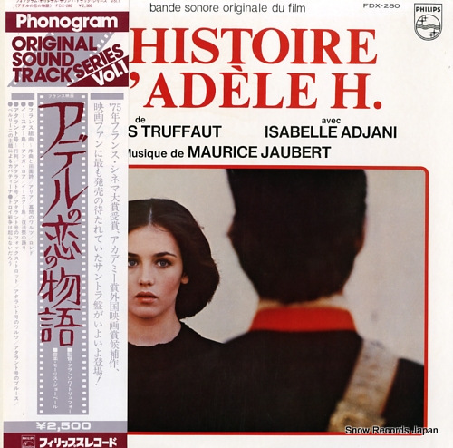 JAUBERT, MAURICE l' histoire d'adele h. FDX-280