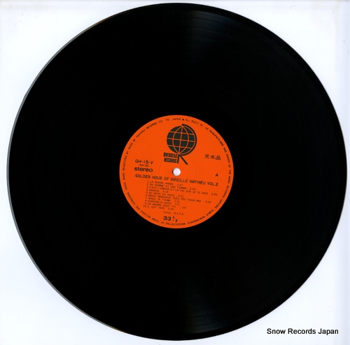 MATHIEU, MIREILLE golden hour of mireille mathieu vol.2 GH-15-V