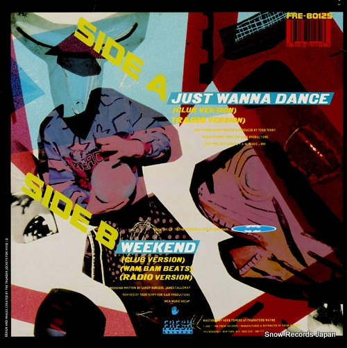 TERRY, TODD just wanna dance / weekend FRE-80125
