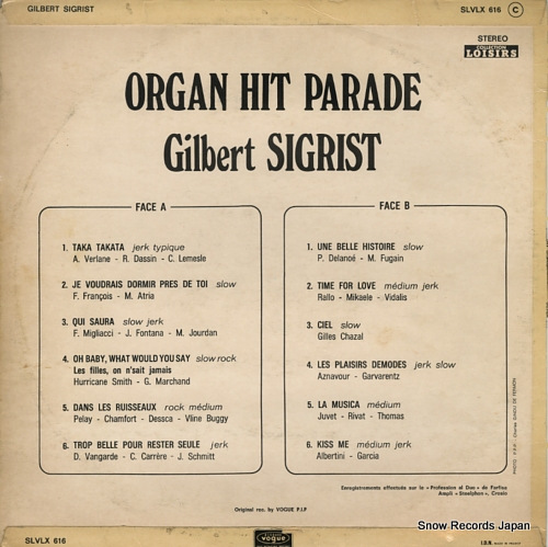 Сȡꥹ organ hit parade SLVLX616
