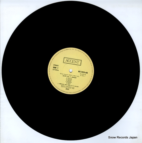 JUNGHANEL, KONRAD weiss; suite c-minor, prelude and fuga c major OX-1223-AG