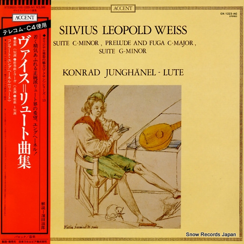 JUNGHANEL, KONRAD weiss; suite c-minor, prelude and fuga c major OX-1223-AG