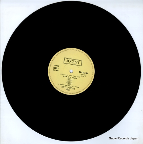 JUNGHANEL, KONRAD weiss; suite c-minor, prelude and fuga c major OX-1223-AG