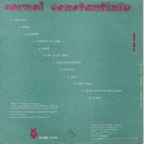 CORNEL CONSTANTINIU cornel constantiniu ST-EDE02280
