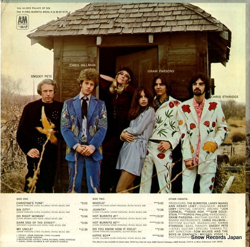 FLYING BURRITO BROS, THE the gilded palace of sin SP4175