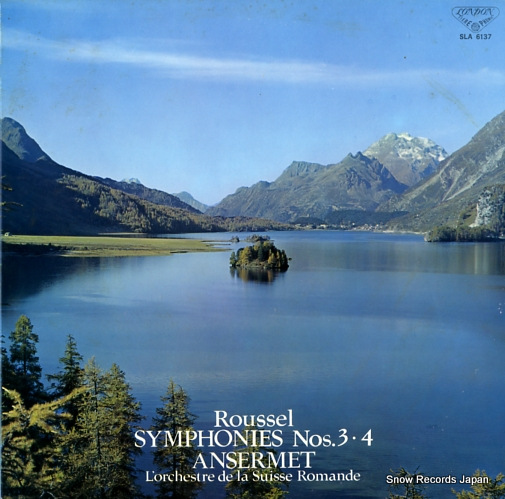 ANSERMET, ERNEST roussel; symphonies no.3/no.4 SLA6137