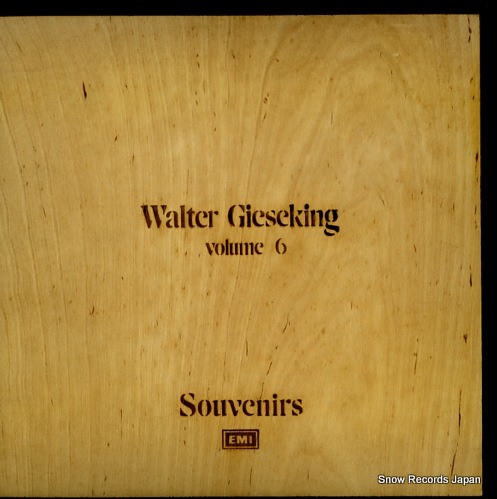 GIESEKING, WALTER souvenirs 3C153-52700