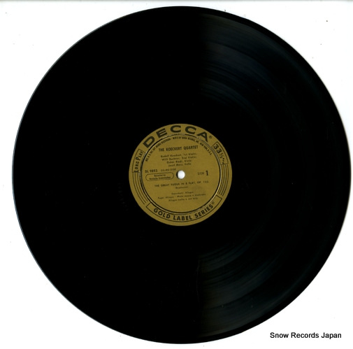 åȸڻͽ beethoven; the great fugue in b flat op.133 DL9893