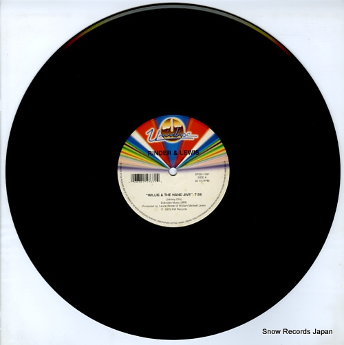 RINDER AND LEWIS willie & the hand jive / lust SPEC-1767