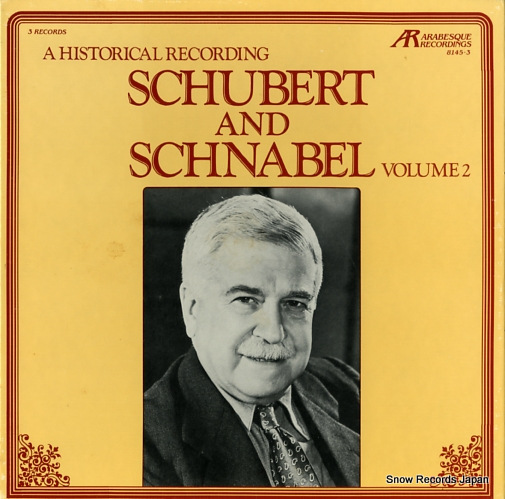 SCHNABEL, ARTUR schubert and schnabel vol.2 8145-3