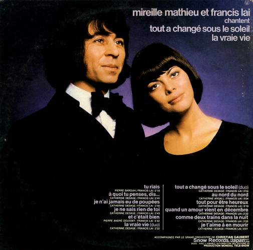 MATHIEU, MIREILLE chante francis lai UPS-170