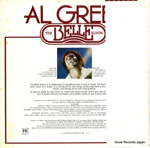 GREEN, AL the belle album VIP-6498