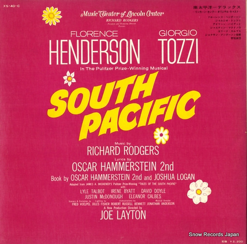 HENDERSON, FLORENCE / GIORGIO, TOZZI south pacific XS-40-C