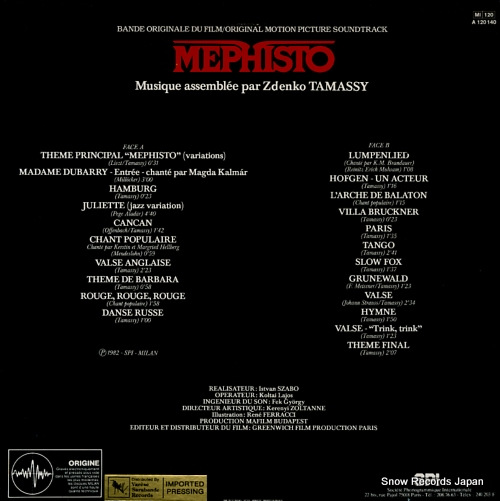 TAMASSY, ZDENKO mephisto A120140