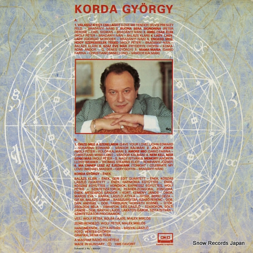 GYORGY, KORDA valassz ki egy csillagot SLPM17947