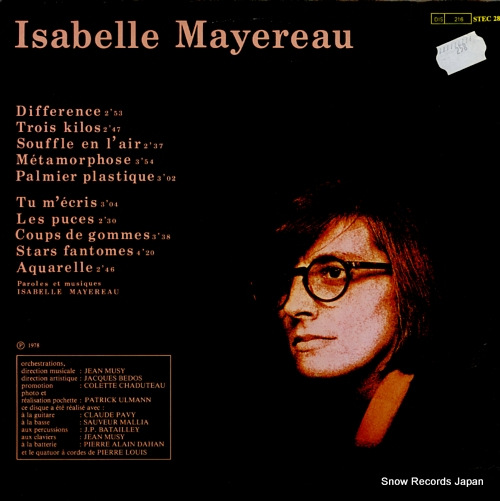 MAYEREAU, ISABELLE isabelle mayereau STEC285