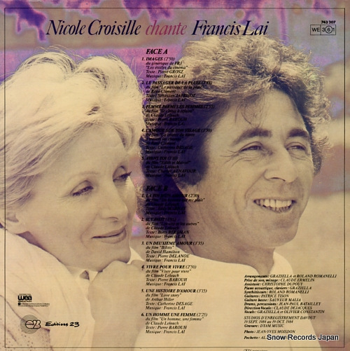 CROISILLE, NICOLE chante francis lai - cinema 743207