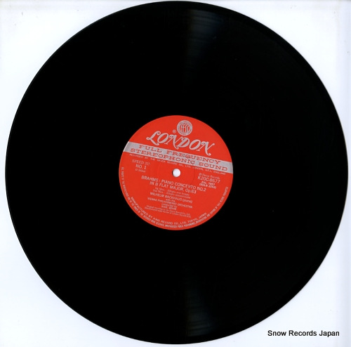 BACKHAUS, WILHELM brahms; piano concerto no.2 K20C8677