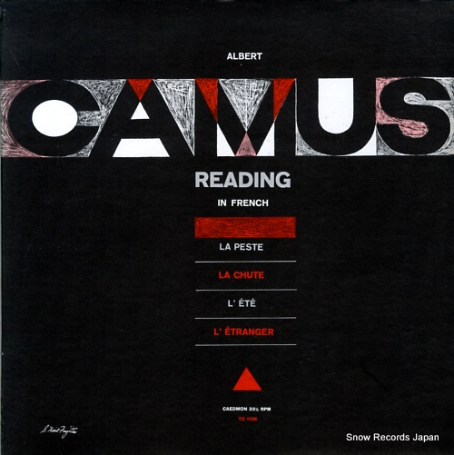 CAMUS, ALBERT reading in french TC1138