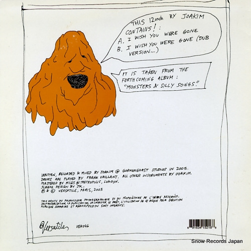 JOAKIM i wish you were gone VER046