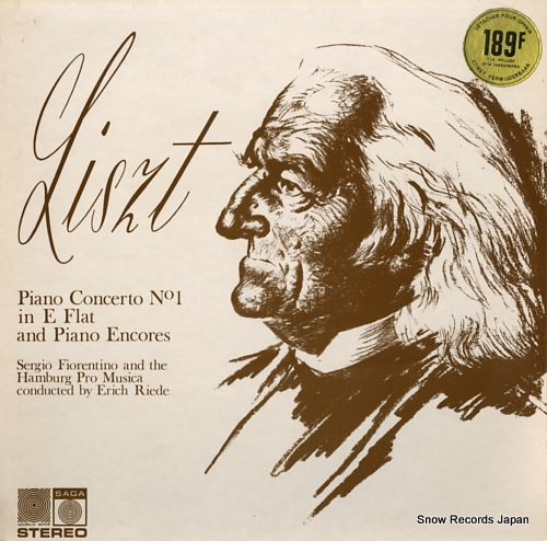 FIORENTINO, SERGIO liszt; piano concerto no.1 in e flat and piano encores SAGA5008
