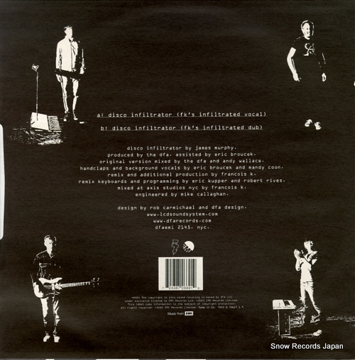 LCD SOUNDSYSTEM disco infiltrator DFAEMI2145