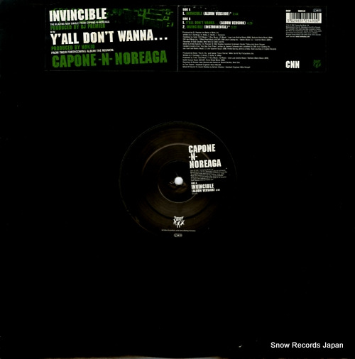 CAPONE-N-NOREAGA invincible / y'all don't wanna... TBV2149