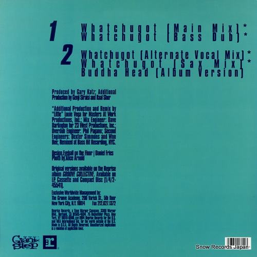 GROOVE COLLECTIVE whatchugot / buddha head 941789-0