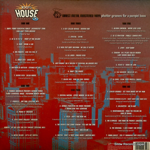 V/A 100% house classics volume 1 STAR2759
