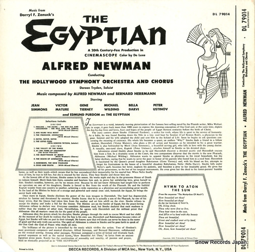 NEWMAN, ALFRED the egyptian DL79014