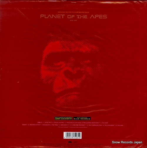 GOLDSMITH, JERRY planet of the apes CPJ8-1006