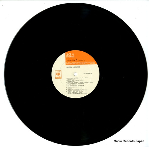 V/A chanson & canzone SOPH129