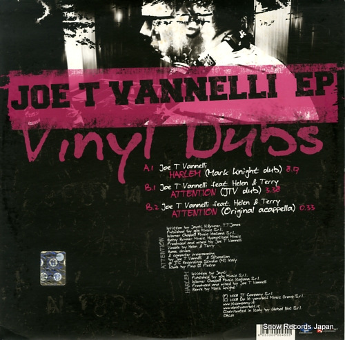 硼TХͥ joe t vannelli ep (vinyl dubs) DB261