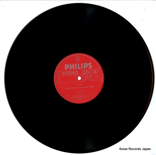 SZIGETI, JOSEPH brahms; horn trio in e flat major op.40/violin sonata no.2 13PC-93