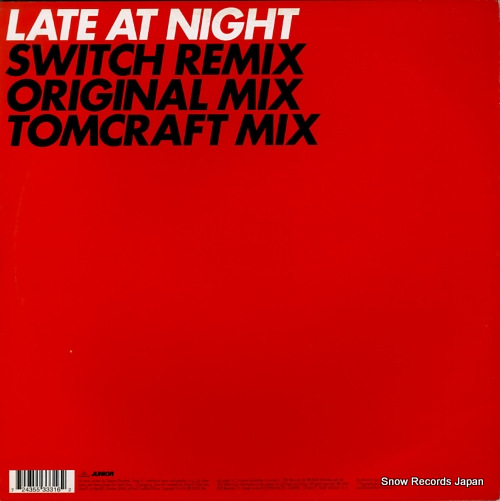 FUTURESHOCK late at night 12R6617