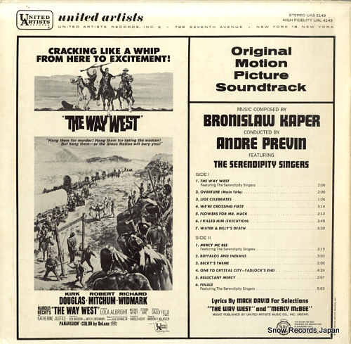 PREVIN, ANDRE the way west UAS5149