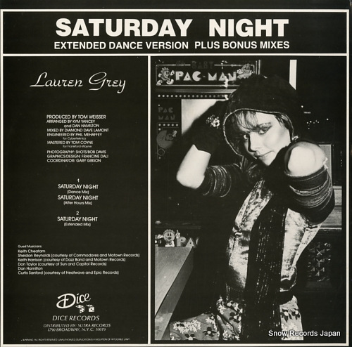 GREY, LAUREN saturday night TGR1009