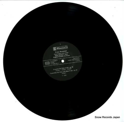 GRAF, PETER-LUKAS / HEINZ HOLLIGER krommer; concerto fur flote g-dur op.30 CLAVESD8203