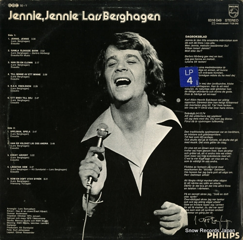 LARS BERGHAGEN jennie, jennie 6316049