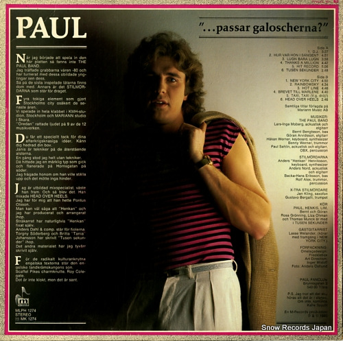 SAHLIN, PAUL passar galoscherna? MLPH1274