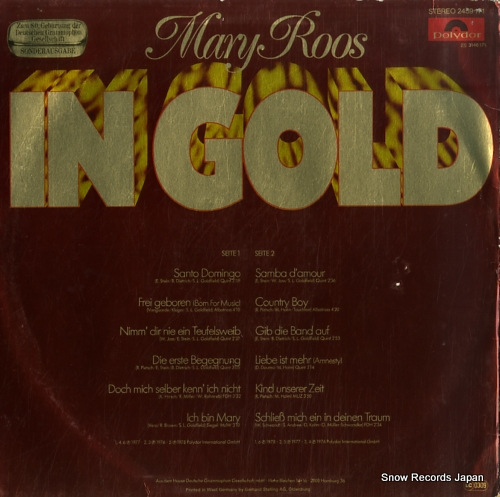 ROOS, MARY in gold 2459171