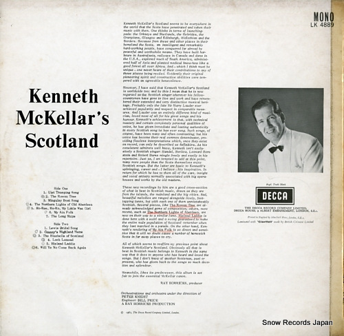 ͥޥå顼 kenneth mckellar's scotland LK4889