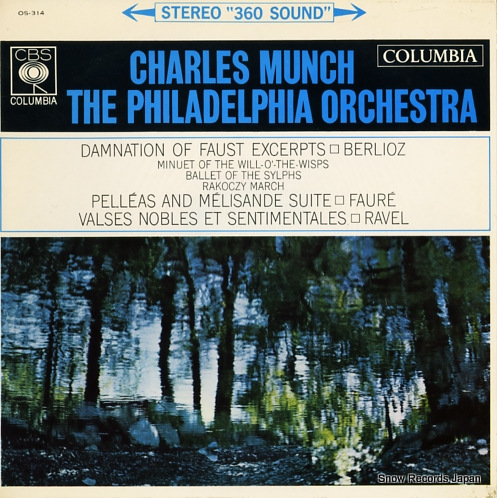 MUNCH, CHARLES ravel; valses nobles et sentimentales OS-314