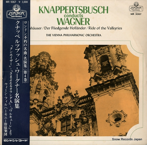 KNAPPERTSBUSCH, HANS wagner; tanhauser / der fliedgende hollander MR5067