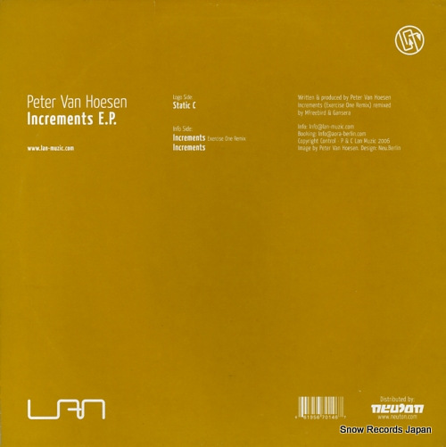 HOESEN, PETER VAN increments e.p. LAN006