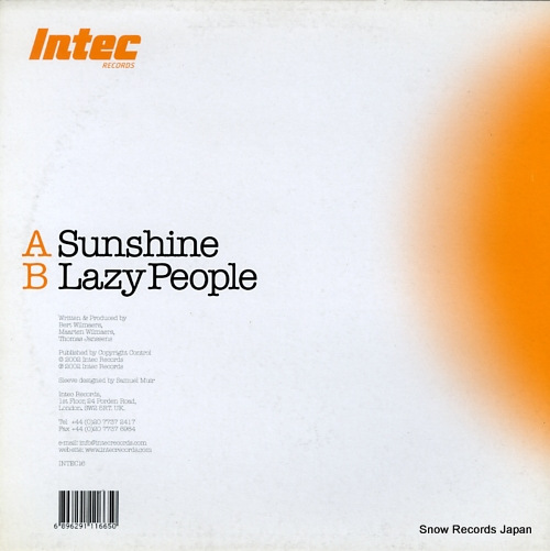 TOMAZ AND FILTERHEADZ sunshine INTEC16
