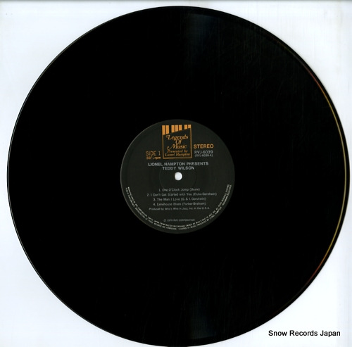 WILSON, TEDDY lionel hampton presents teddy wilson RVJ-6039
