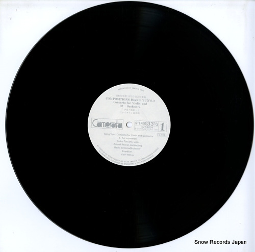 YUN, ISANG compositions isang yun's-2 concerto for violin and orchestra CMT-4004