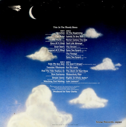 MOODY BLUES, THE this is the moody blues GSW507